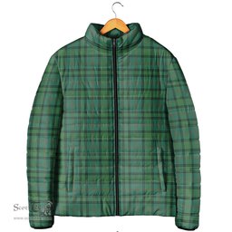 Scottish Ross Hunting Ancient Clan Tartan Padded Jacket - Tartan Plaid Jacket Scotstee Shop - Tartan Plaid - scotstee.com