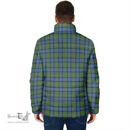 Scottish MacLaren Ancient Clan Crest Tartan Padded Jacket with Family Crest - Tartan Plaid Jacket ScotsTee Shop - Tartan Plaid - scotstee.com