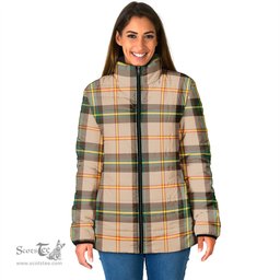 Scottish Saskatchewan Province Canada Clan Tartan Padded Jacket - Tartan Plaid Jacket Scotstee Shop - Tartan Plaid - scotstee.com