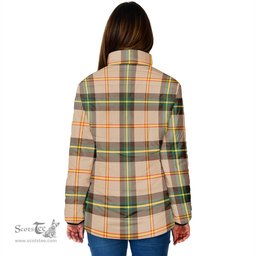 Scottish Saskatchewan Province Canada Clan Tartan Padded Jacket - Tartan Plaid Jacket Scotstee Shop - Tartan Plaid - scotstee.com