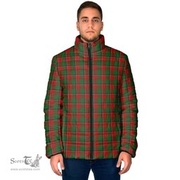 Scottish Turnbull Dress Clan Tartan Padded Jacket - Tartan Plaid Jacket Scotstee Shop - Tartan Plaid - scotstee.com