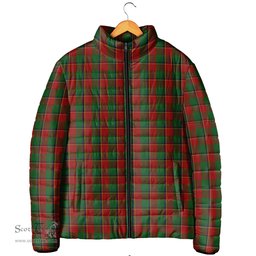 Scottish Turnbull Dress Clan Tartan Padded Jacket - Tartan Plaid Jacket Scotstee Shop - Tartan Plaid - scotstee.com