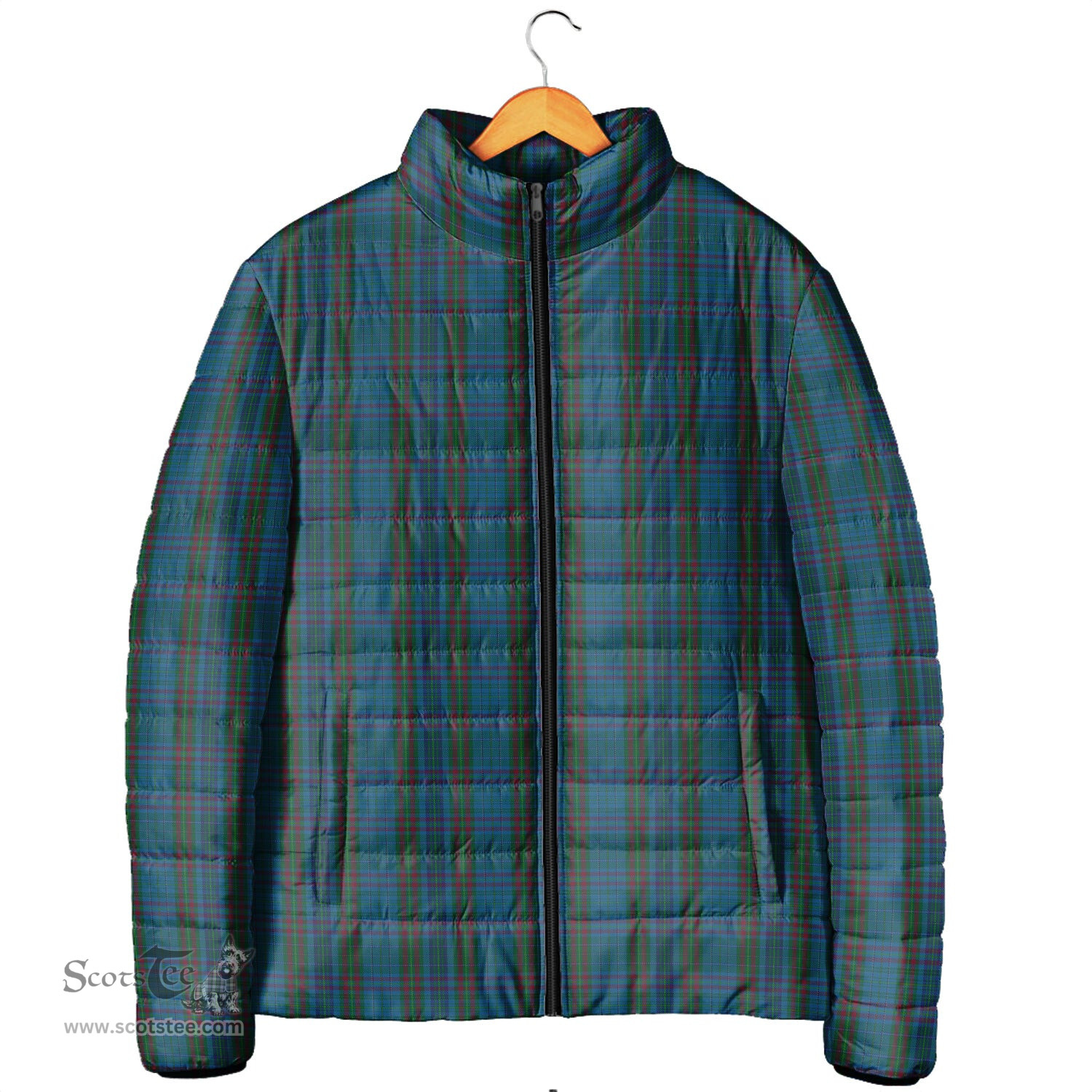 Scottish Watkins of Wales Clan Tartan Padded Jacket - Tartan Plaid Jacket Scotstee Shop - Tartan Plaid - scotstee.com