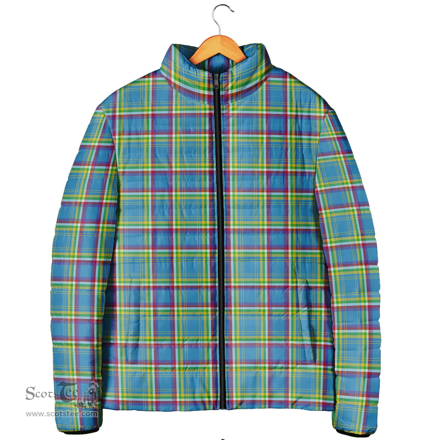 Scottish Yukon Territory Canada Clan Tartan Padded Jacket - Tartan Plaid Jacket Scotstee Shop - Tartan Plaid - scotstee.com
