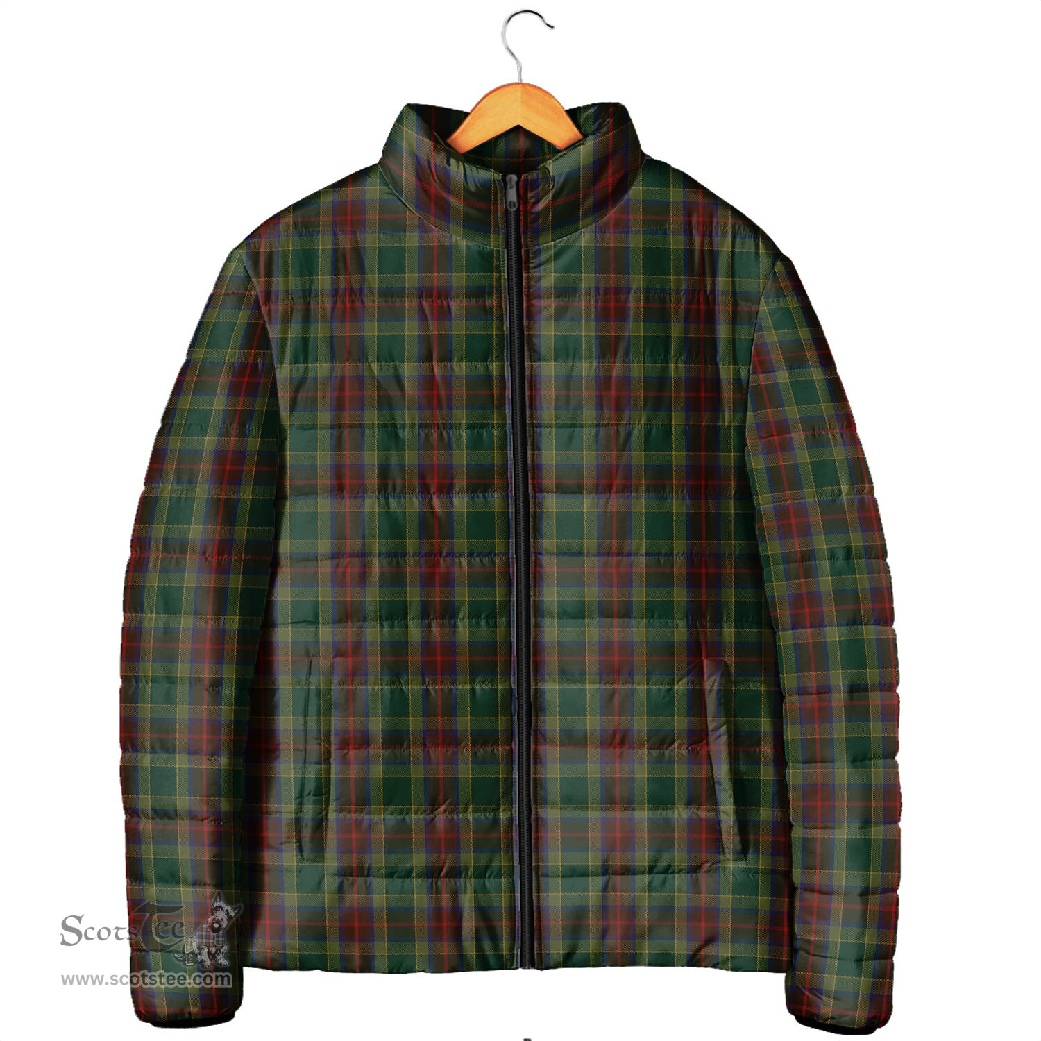 Scottish Waterford County Ireland Clan Tartan Padded Jacket - Tartan Plaid Jacket Scotstee Shop - Tartan Plaid - scotstee.com
