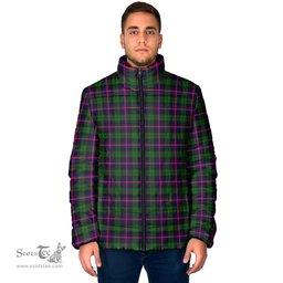 Scottish Urquhart Modern Clan Tartan Padded Jacket - Tartan Plaid Jacket Scotstee Shop - Tartan Plaid - scotstee.com