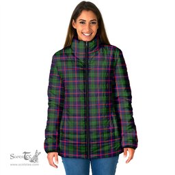 Scottish Urquhart Modern Clan Tartan Padded Jacket - Tartan Plaid Jacket Scotstee Shop - Tartan Plaid - scotstee.com