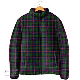 Scottish Urquhart Modern Clan Tartan Padded Jacket - Tartan Plaid Jacket Scotstee Shop - Tartan Plaid - scotstee.com
