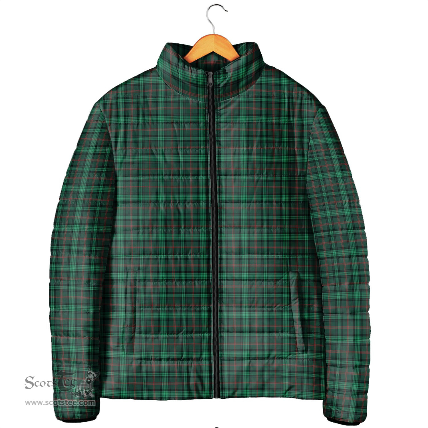 Scottish Ross Hunting Modern Clan Tartan Padded Jacket - Tartan Plaid Jacket Scotstee Shop - Tartan Plaid - scotstee.com