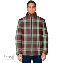Scottish Rose White Dress Clan Tartan Padded Jacket - Tartan Plaid Jacket Scotstee Shop - Tartan Plaid - scotstee.com