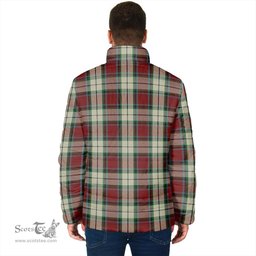 Scottish Rose White Dress Clan Tartan Padded Jacket - Tartan Plaid Jacket Scotstee Shop - Tartan Plaid - scotstee.com