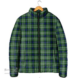Scottish Spottiswood Clan Tartan Padded Jacket - Tartan Plaid Jacket Scotstee Shop - Tartan Plaid - scotstee.com