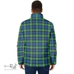 Scottish Gordon Ancient Clan Crest Tartan Padded Jacket with Family Crest - Tartan Plaid Jacket ScotsTee Shop - Tartan Plaid - scotstee.com