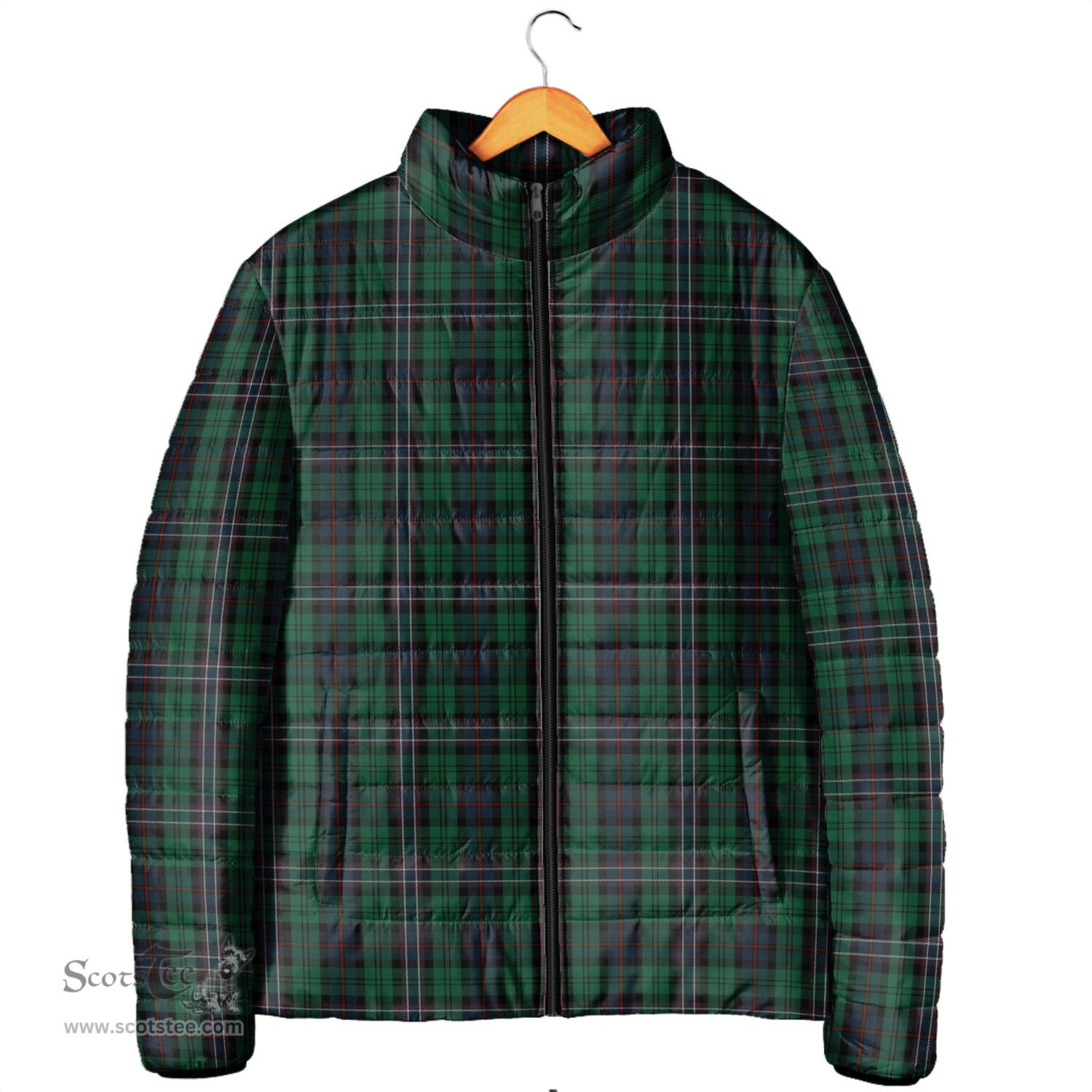 Scottish Scotland National Clan Tartan Padded Jacket - Tartan Plaid Jacket Scotstee Shop - Tartan Plaid - scotstee.com