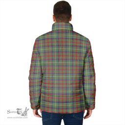 Scottish Shaw Green Modern Clan Tartan Padded Jacket - Tartan Plaid Jacket Scotstee Shop - Tartan Plaid - scotstee.com