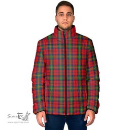 Scottish Waddell (Fife), Greg Clan Tartan Padded Jacket - Tartan Plaid Jacket Scotstee Shop - Tartan Plaid - scotstee.com