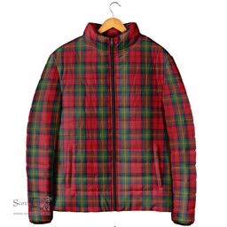 Scottish Waddell (Fife), Greg Clan Tartan Padded Jacket - Tartan Plaid Jacket Scotstee Shop - Tartan Plaid - scotstee.com