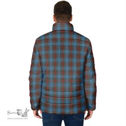 Scottish Stewart Royal Blue Clan Tartan Padded Jacket - Tartan Plaid Jacket Scotstee Shop - Tartan Plaid - scotstee.com