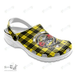 Scottish MacLeod of Lewis Modern Clan Tartan Clogs - Crest Classic Scottish Plaid Tartan Plaid - ScotsTee - scotstee.com