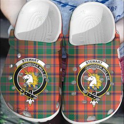 Scottish Stewart of Appin Ancient Clan Tartan Clogs - Crest Classic Scottish Plaid Tartan Plaid - ScotsTee - scotstee.com