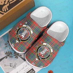 Scottish MacLean of Duart Ancient Clan Tartan Clogs - Crest Classic Scottish Plaid Tartan Plaid - ScotsTee - scotstee.com