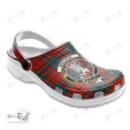 Scottish MacLean of Duart Ancient Clan Tartan Clogs - Crest Classic Scottish Plaid Tartan Plaid - ScotsTee - scotstee.com