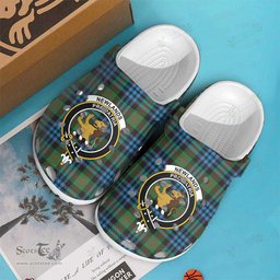 Scottish Newlands of Lauriston Clan Tartan Clogs - Crest Classic Scottish Plaid Tartan Plaid - ScotsTee - scotstee.com