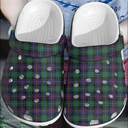 Scottish Campbell of Cawdor Modern Clan Tartan Clogs - Classic Scottish Plaid Tartan Plaid - ScotsTee - scotstee.com