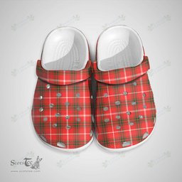 Scottish Duke of Rothesay Modern Clan Tartan Clogs - Classic Scottish Plaid Tartan Plaid - ScotsTee - scotstee.com