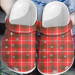 Scottish Duke of Rothesay Modern Clan Tartan Clogs - Classic Scottish Plaid Tartan Plaid - ScotsTee - scotstee.com