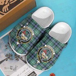Scottish MacDonald of the Isles Hunting Ancient Clan Tartan Clogs - Crest Classic Scottish Plaid Tartan Plaid - ScotsTee - scotstee.com