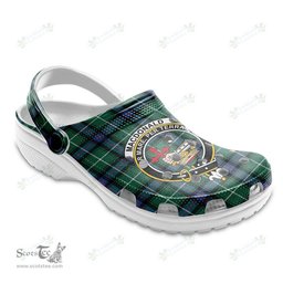 Scottish MacDonald of the Isles Hunting Ancient Clan Tartan Clogs - Crest Classic Scottish Plaid Tartan Plaid - ScotsTee - scotstee.com