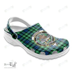 Scottish Graham of Montrose Ancient Clan Tartan Clogs - Crest Classic Scottish Plaid Tartan Plaid - ScotsTee - scotstee.com