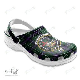 Scottish MacDonald of the Isles Hunting Modern Clan Tartan Clogs - Crest Classic Scottish Plaid Tartan Plaid - ScotsTee - scotstee.com