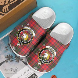 Scottish Stewart of Appin Modern Clan Tartan Clogs - Crest Classic Scottish Plaid Tartan Plaid - ScotsTee - scotstee.com