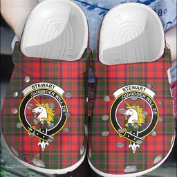 Scottish Stewart of Appin Modern Clan Tartan Clogs - Crest Classic Scottish Plaid Tartan Plaid - ScotsTee - scotstee.com