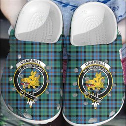 Scottish Campbell of Cawdor Ancient Clan Tartan Clogs - Crest Classic Scottish Plaid Tartan Plaid - ScotsTee - scotstee.com