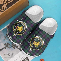 Scottish Campbell of Cawdor Modern Clan Tartan Clogs - Crest Classic Scottish Plaid Tartan Plaid - ScotsTee - scotstee.com