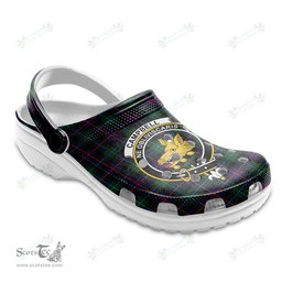 Scottish Campbell of Cawdor Modern Clan Tartan Clogs - Crest Classic Scottish Plaid Tartan Plaid - ScotsTee - scotstee.com