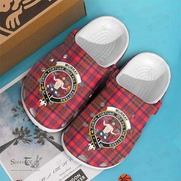 Scottish Murray of Tulloch Modern Clan Tartan Clogs - Crest Classic Scottish Plaid Tartan Plaid - ScotsTee - scotstee.com