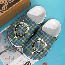 Scottish MacNeill of Barra Ancient Clan Tartan Clogs - Crest Classic Scottish Plaid Tartan Plaid - ScotsTee - scotstee.com