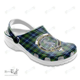 Scottish MacNeill of Barra Ancient Clan Tartan Clogs - Crest Classic Scottish Plaid Tartan Plaid - ScotsTee - scotstee.com