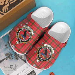 Scottish MacDonnell of Keppoch Modern Clan Tartan Clogs - Crest Classic Scottish Plaid Tartan Plaid - ScotsTee - scotstee.com