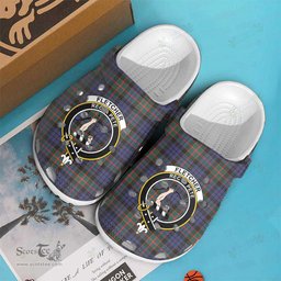 Scottish Fletcher of Dunans Clan Tartan Clogs - Crest Classic Scottish Plaid Tartan Plaid - ScotsTee - scotstee.com