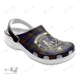 Scottish Fletcher of Dunans Clan Tartan Clogs - Crest Classic Scottish Plaid Tartan Plaid - ScotsTee - scotstee.com
