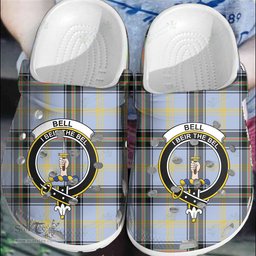 Scottish Bell of the Borders Clan Tartan Clogs - Crest Classic Scottish Plaid Tartan Plaid - ScotsTee - scotstee.com