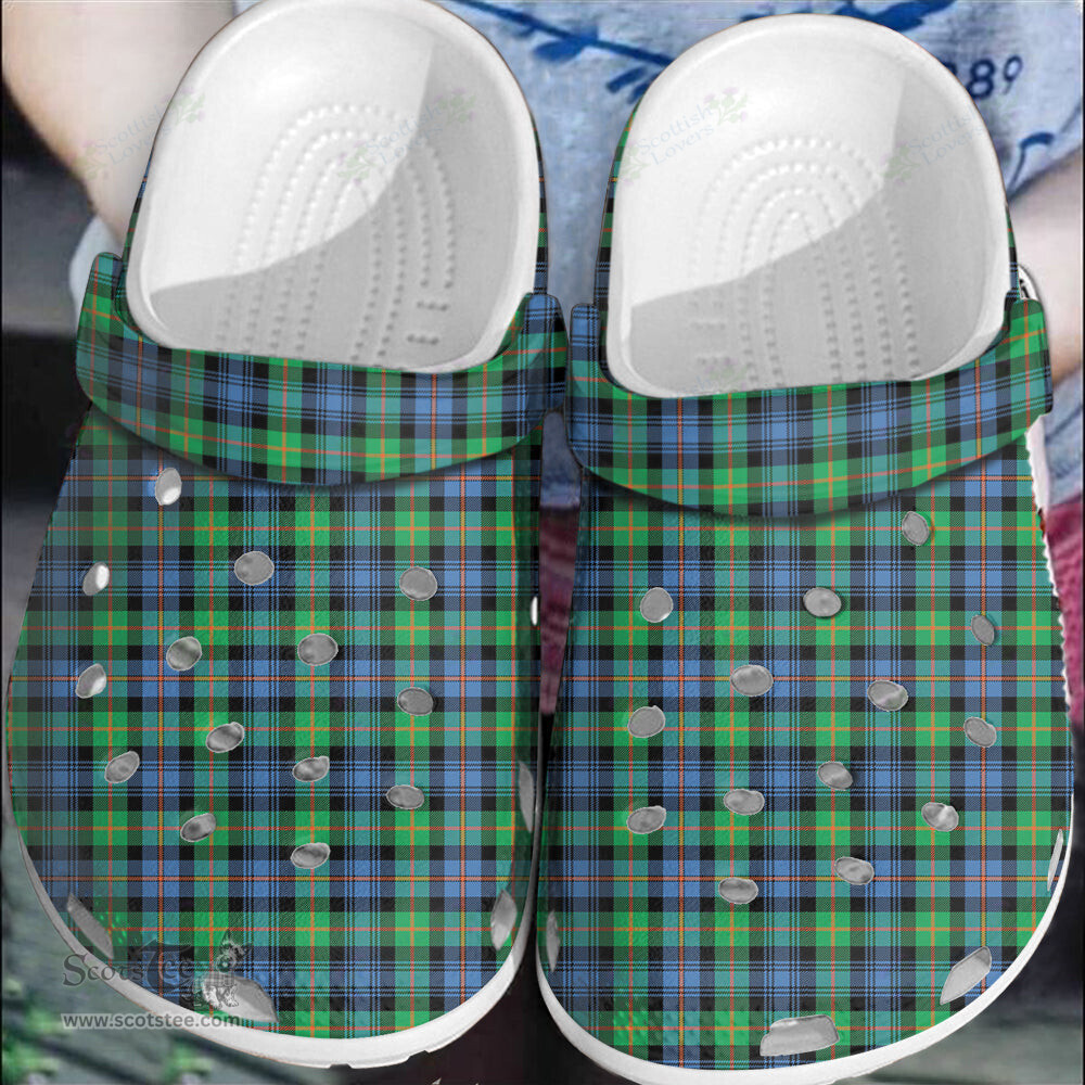 Scottish Murray of Atholl Ancient Clan Tartan Clogs - Classic Scottish Plaid Tartan Plaid - ScotsTee - scotstee.com