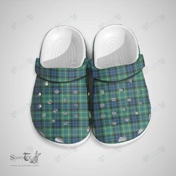 Scottish MacNeill of Colonsay Ancient Clan Tartan Clogs - Classic Scottish Plaid Tartan Plaid - ScotsTee - scotstee.com