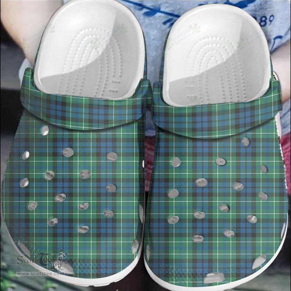 Scottish MacNeill of Colonsay Ancient Clan Tartan Clogs - Classic Scottish Plaid Tartan Plaid - ScotsTee - scotstee.com