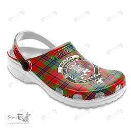 Scottish MacLean of Duart Modern Clan Tartan Clogs - Crest Classic Scottish Plaid Tartan Plaid - ScotsTee - scotstee.com